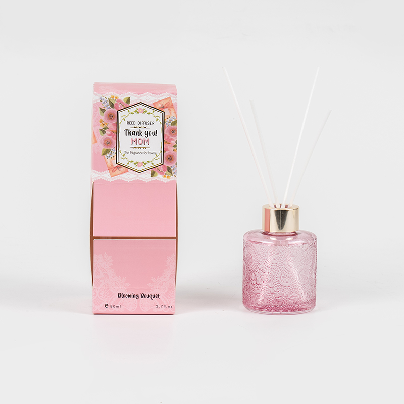 Äitienpäivä Elegant lasipullon ruokohajotin -Kodin tuoksujen valmistaja